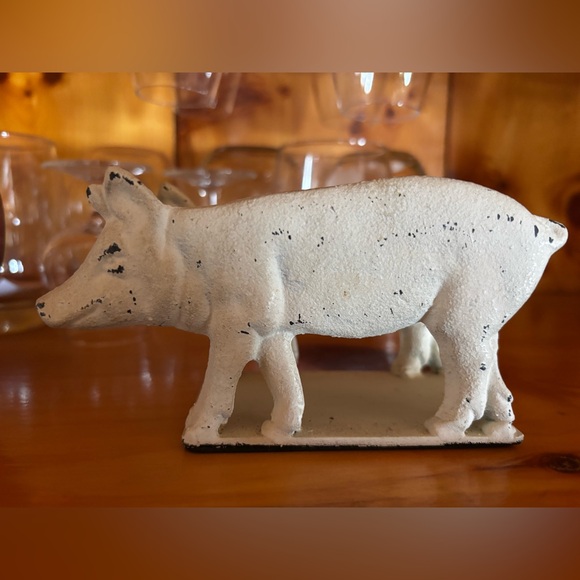 Rustic pig napkins holder - Picture 2 of 4
